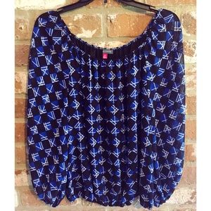 VINCE CAMUTO Puff Sleeve Top